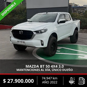 MAZDA BT 50 4X4 3.0 2022