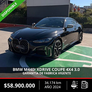 BMW M440I XDRIVE COUPE 4X4 3.0 2024 $58.900.000