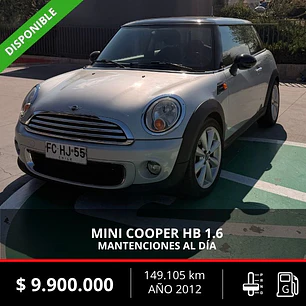MINI COOPER HATCHBACK 1.6 2012