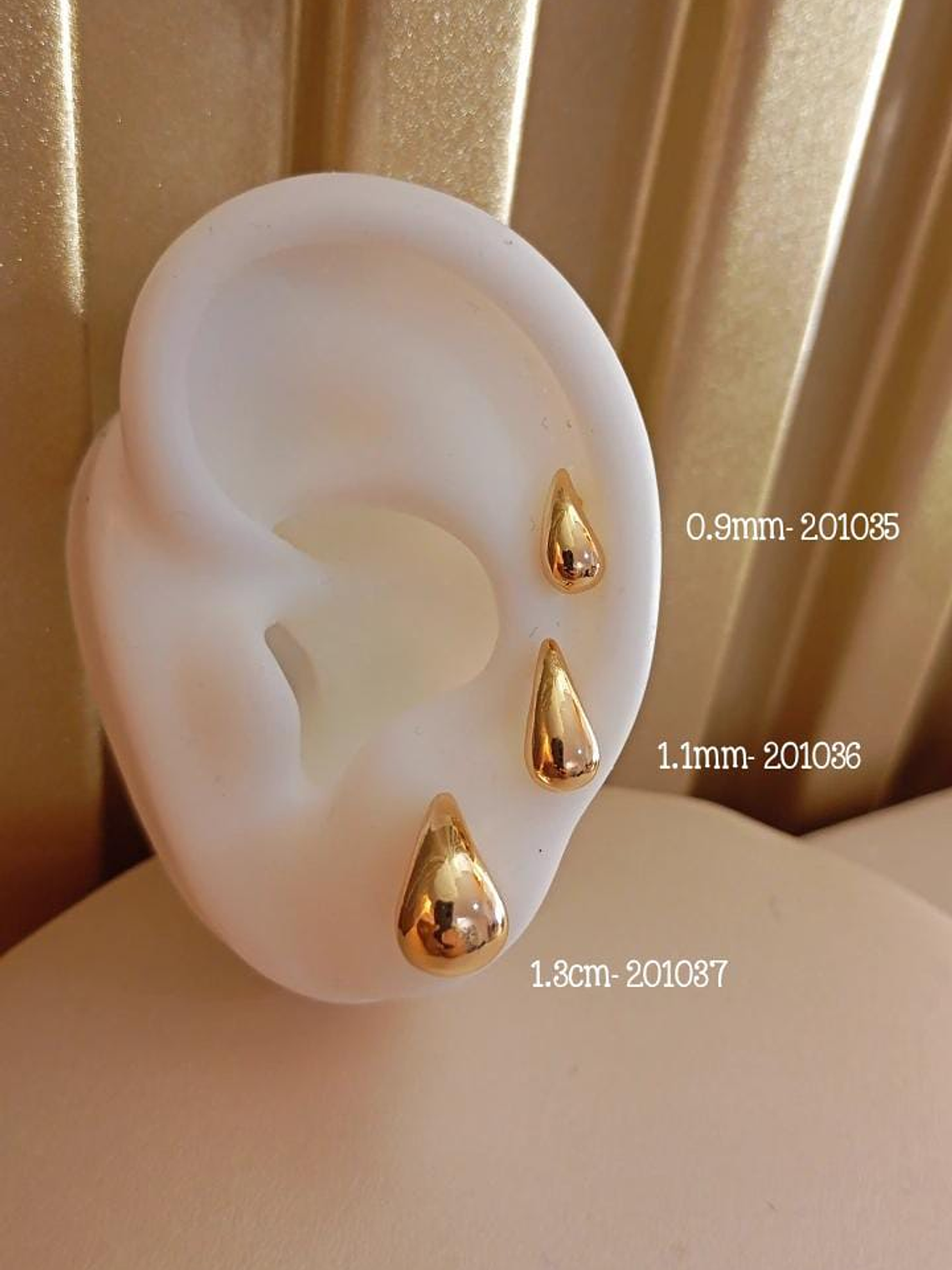 TOPOS GOTA - ORO LAMINADO 1