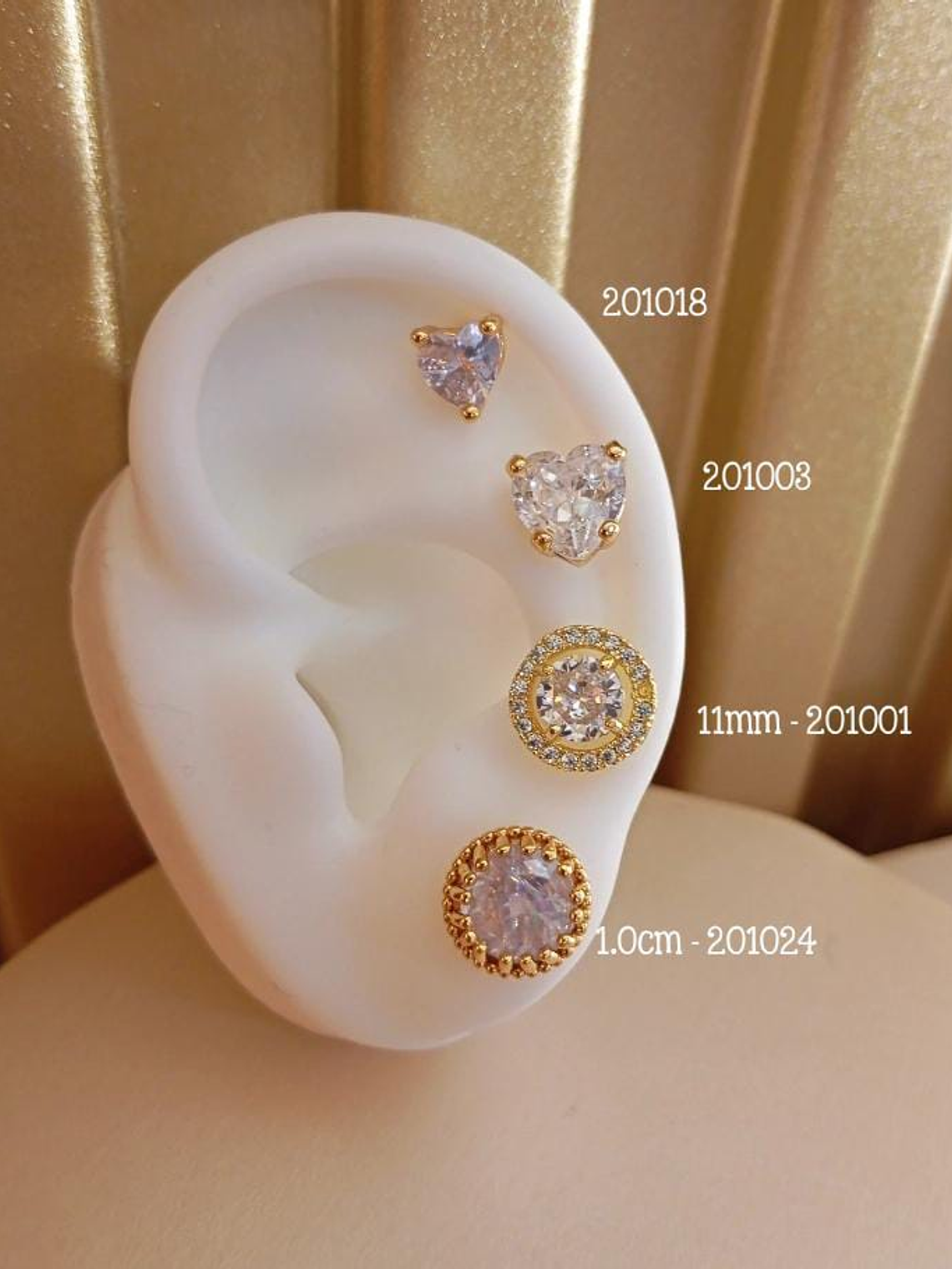 TOPOS MICROCIRCON - ORO LAMINADO 1