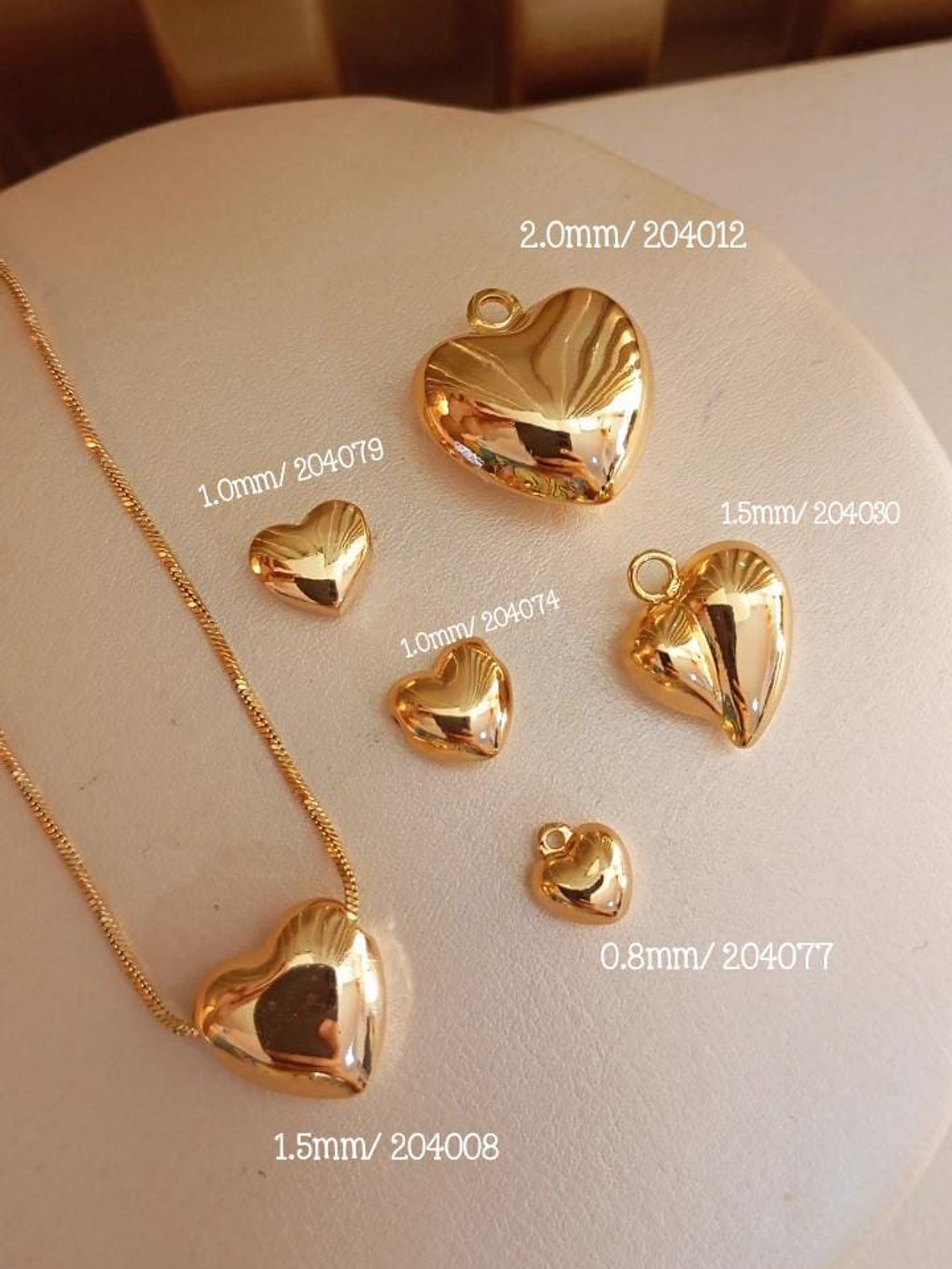 DIJES DE CORAZON - ORO LAMINADO  1