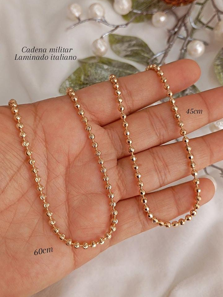 CADENA MILITAR - ORO LAMINADO  1