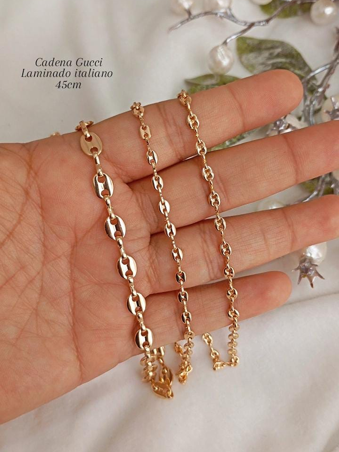 CADENA GUCCI - ORO LAMINADO 1