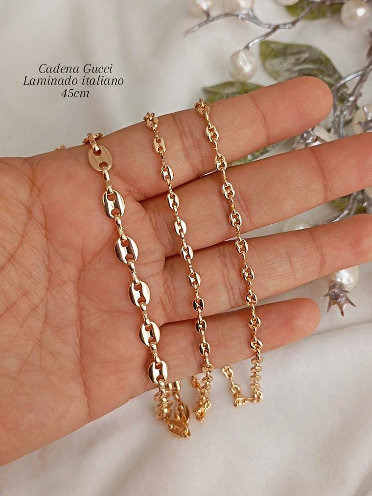 CADENA GUCCI - ORO LAMINADO 1