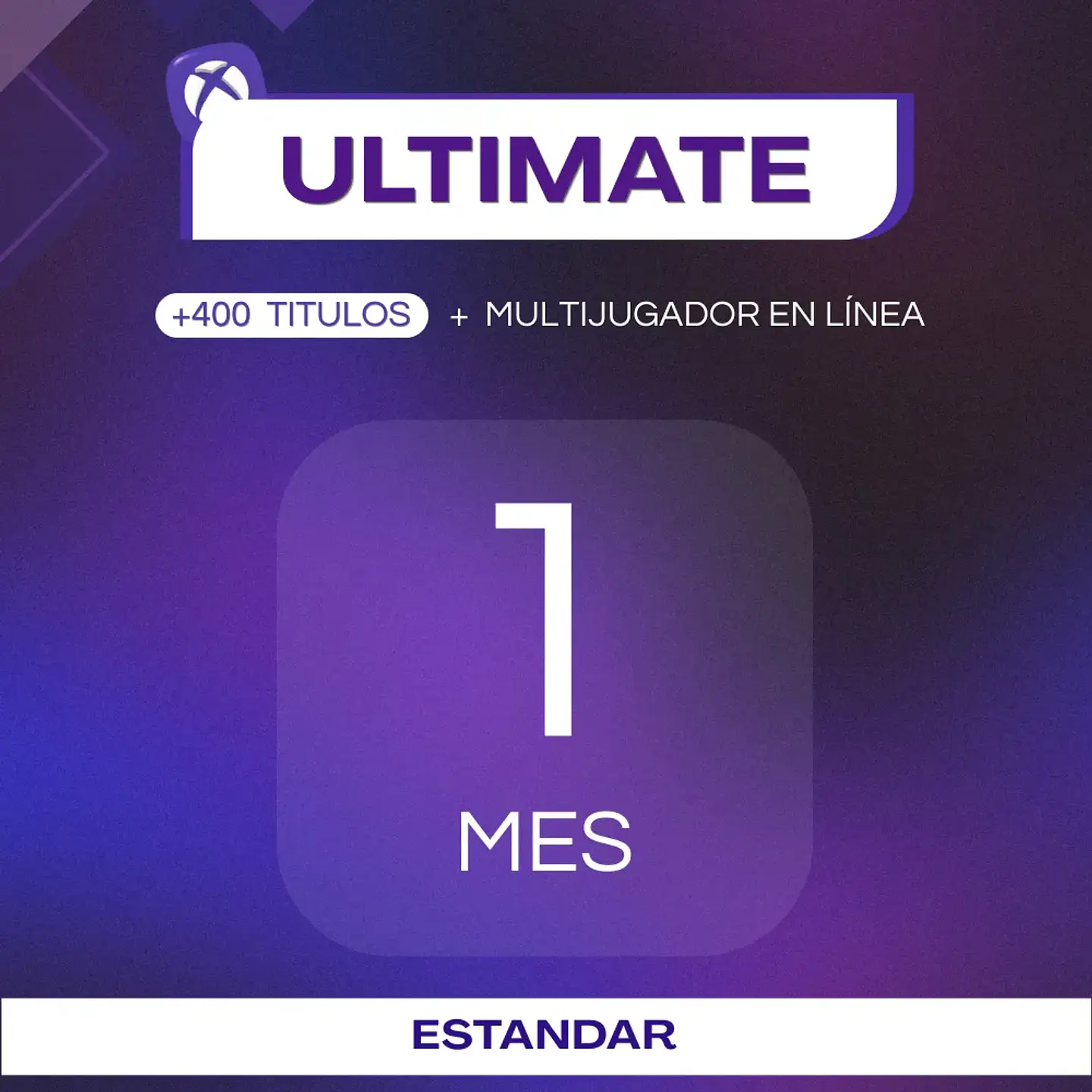 Xbox Game Pass Ultimate 1 Mes Xbox Windows ESTANDAR 1