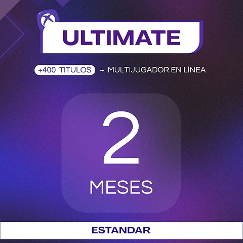 Xbox Game Pass Ultimate 2 Meses Xbox Windows ESTANDAR