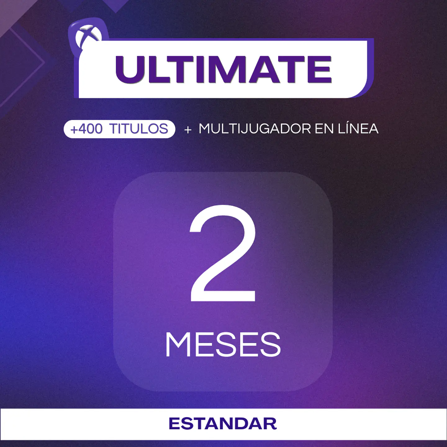 Xbox Game Pass Ultimate 2 Meses Xbox Windows ESTANDAR 1