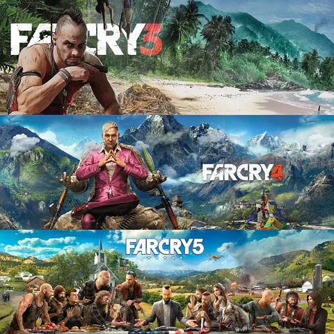 FAR CRY Trilogy (3, 4 y 5) Xbox One Xbox Series
