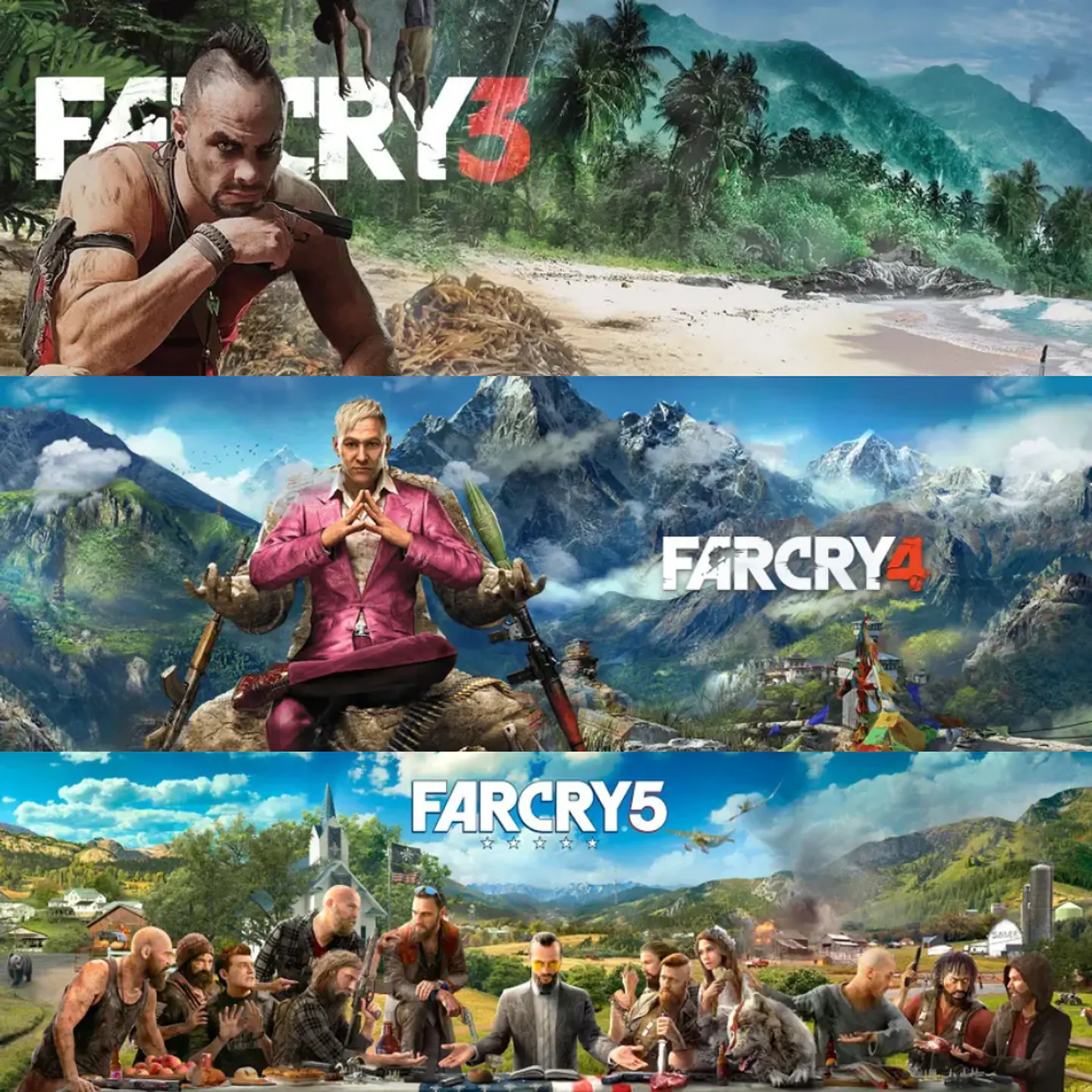 FAR CRY Trilogy (3, 4 y 5) Xbox One Xbox Series 1