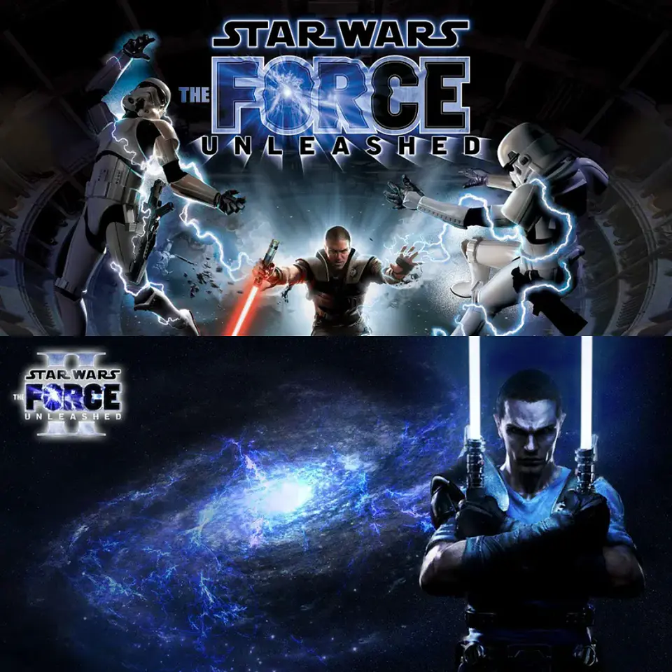 LOTE: Star Wars: The Force Unleashed I + Star Wars The Force Unleashed II Xbox One Xbox Series 1