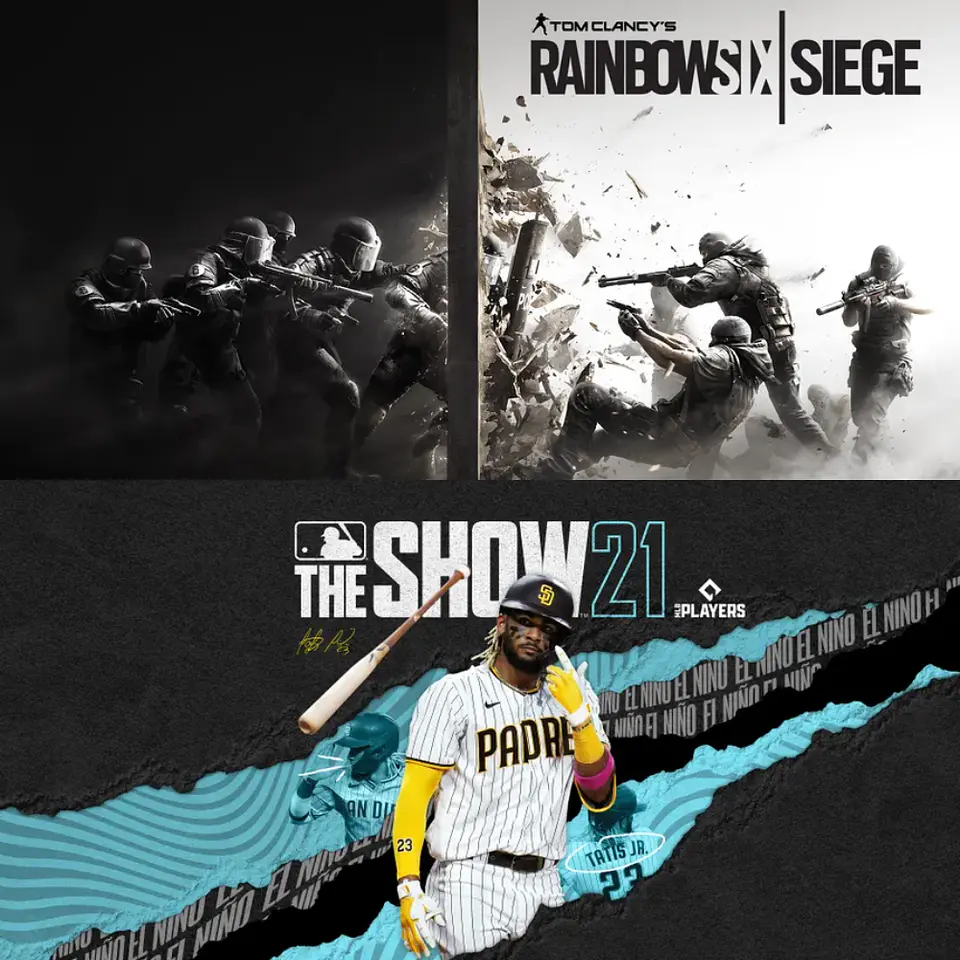 LOTE: MLB THE SHOW 21 + Tom Clancy's Rainbow Six Siege Xbox One Xbox Series 1
