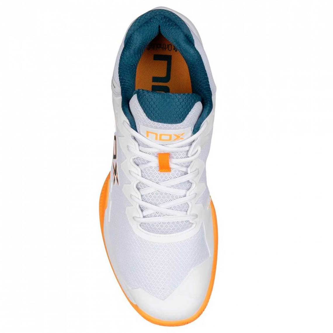 Zapatillas Nox de Padel ML10 Hexa Blanco Albaricoque 5