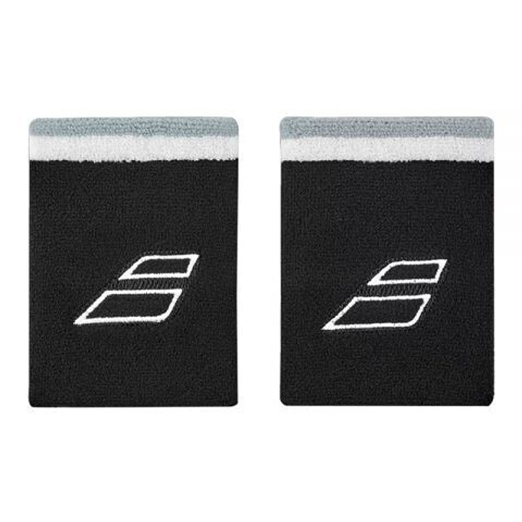Muñequera Babolat Terry Jumbo Black/White 1