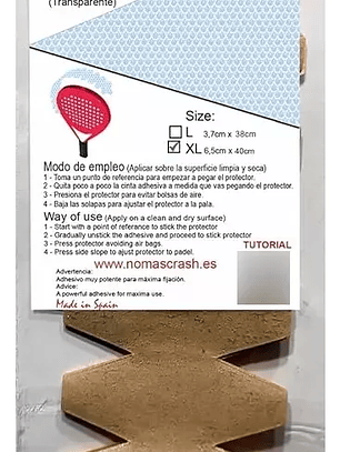 Protector No+Crash Silicona Transparente XL