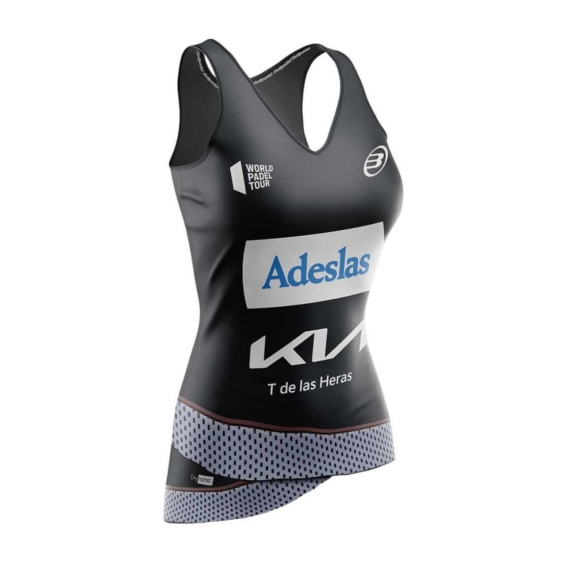 Camiseta Bullpadel Erdine Alejandra Salazar Negro 3