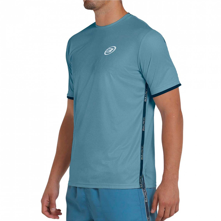 Camiseta Bullpadel Cervan Azul Sombra 1