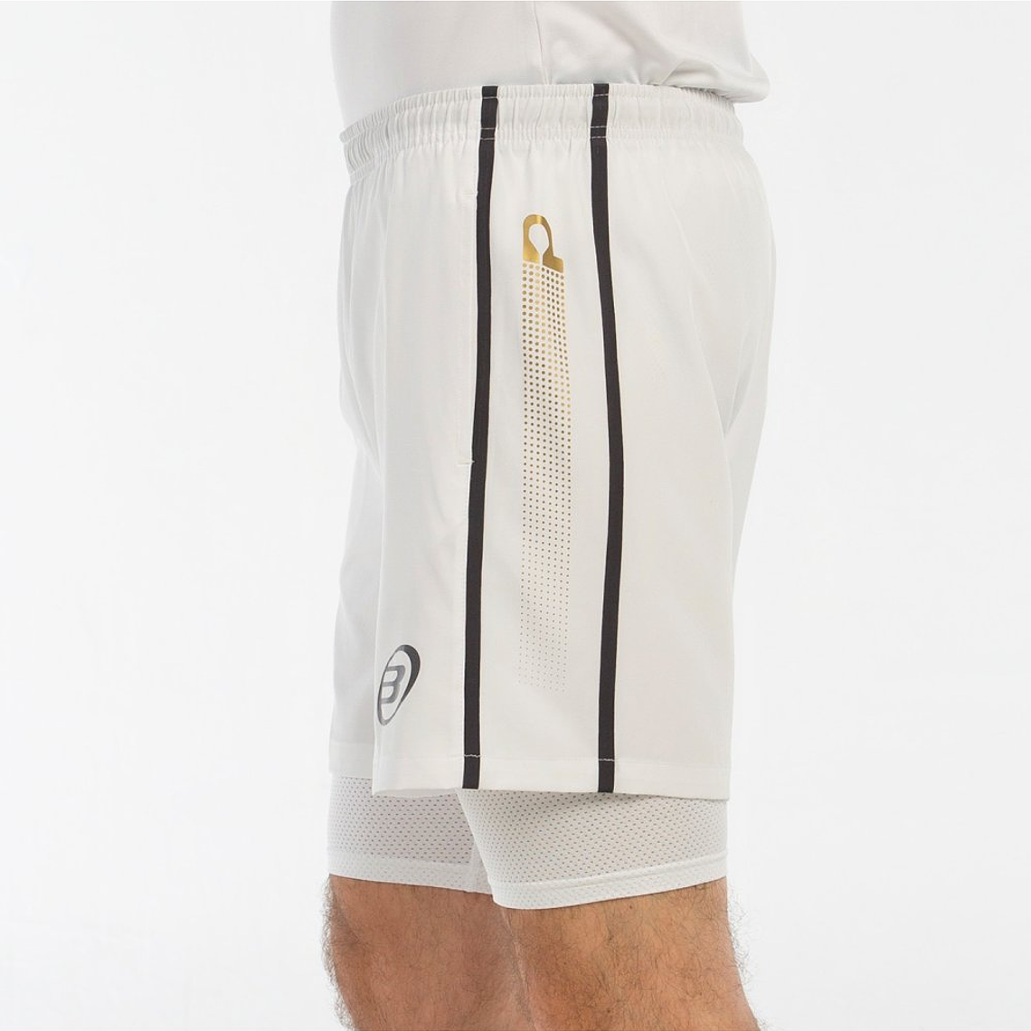 SHORT BULLPADEL BARDE BLANCO 3