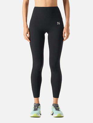 Calza Mujer Tempo 7/8 Super High Rise Leggins Negro Vulcano