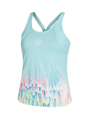Camiseta Bidi Badu Melbourne Aqua Mix Junior