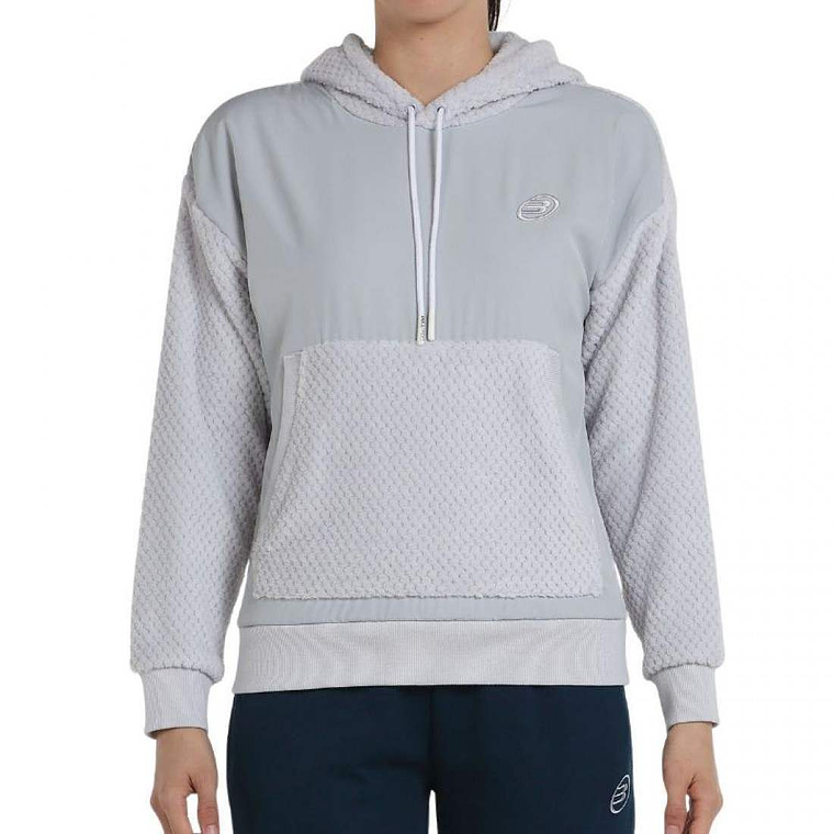 Sudadera Bullpadel Neda Gris Perla 1