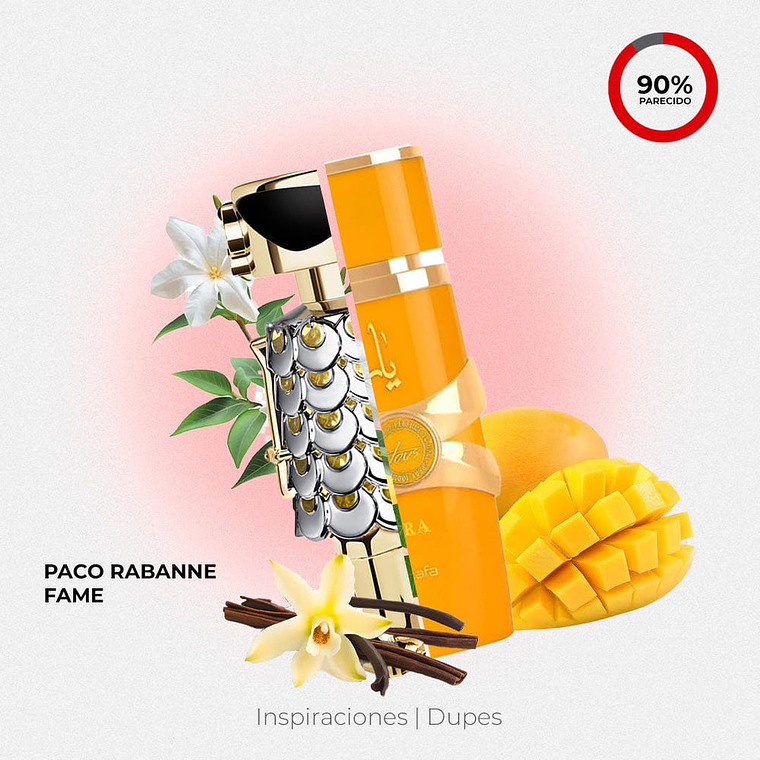 Lattafa Yara Tous EDP 100 ML Mujer-Inspirado en a Fame Paco Rabanne 2