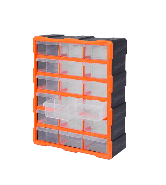 Organizador con separación 18 bins transparentes