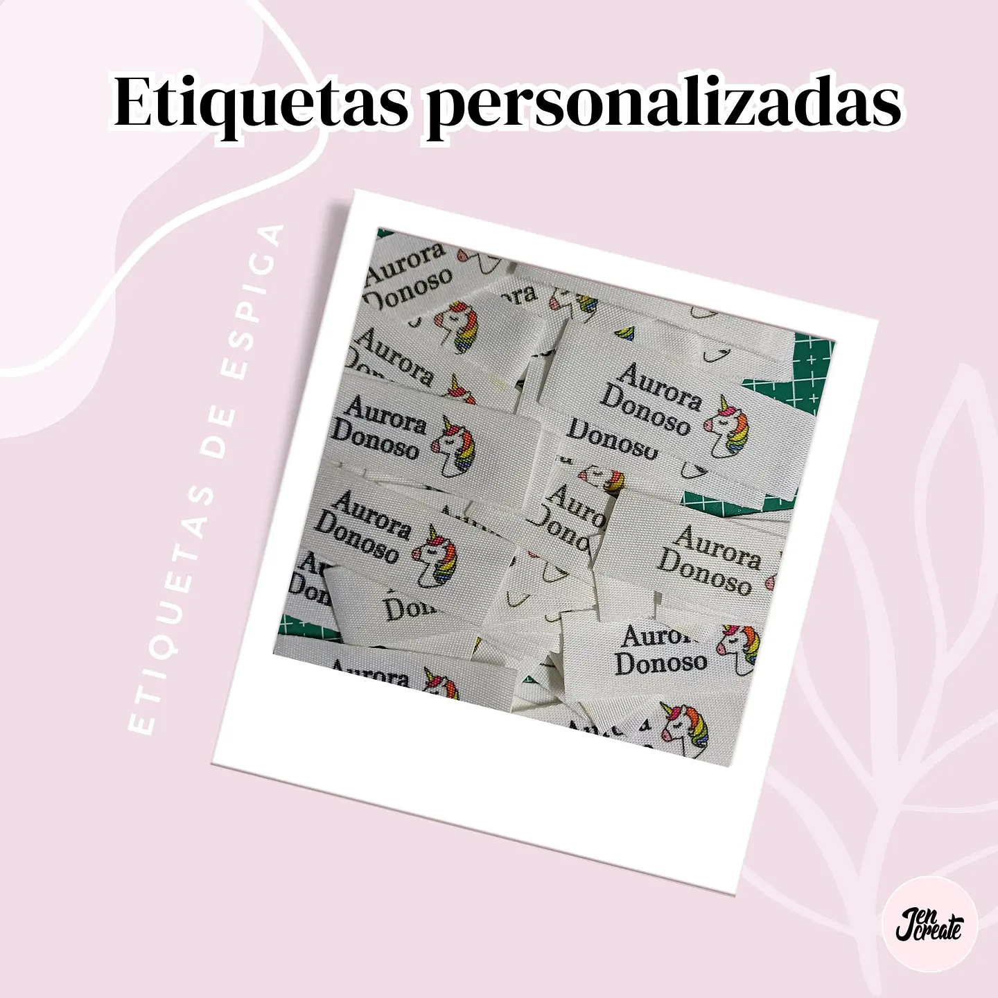 Etiquetas Escolares para coser a la ropa estampadas 6