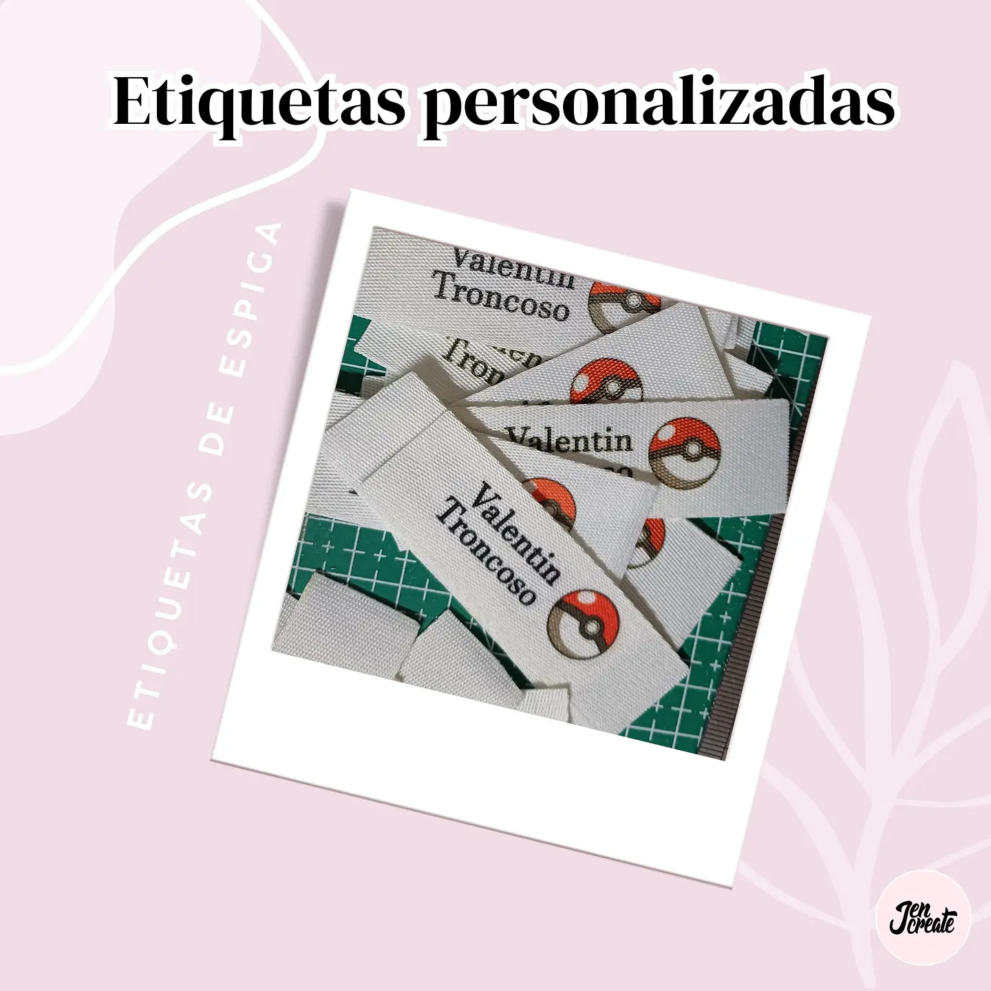 Etiquetas Escolares para coser a la ropa estampadas 7