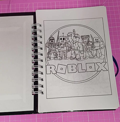 Roblox Libro para colorar de 56 hojas tamaño a5