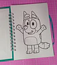 Bluey Libro para colorar de 56 hojas tamaño a5 - Miniatura 2