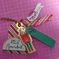 Tag Navideños en papel 3D pack 10 unidades - Miniatura 8