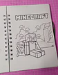 Minecraft libro para colorear de 56 hojas tamaño A5 - Miniatura 3