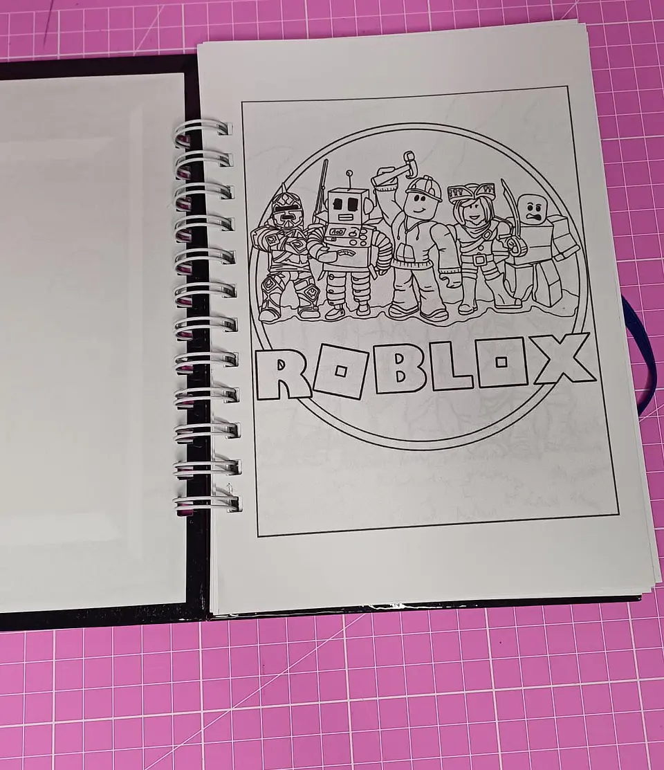 Roblox Niñas Libro para colorear de 56 hojas tamaño a5 2