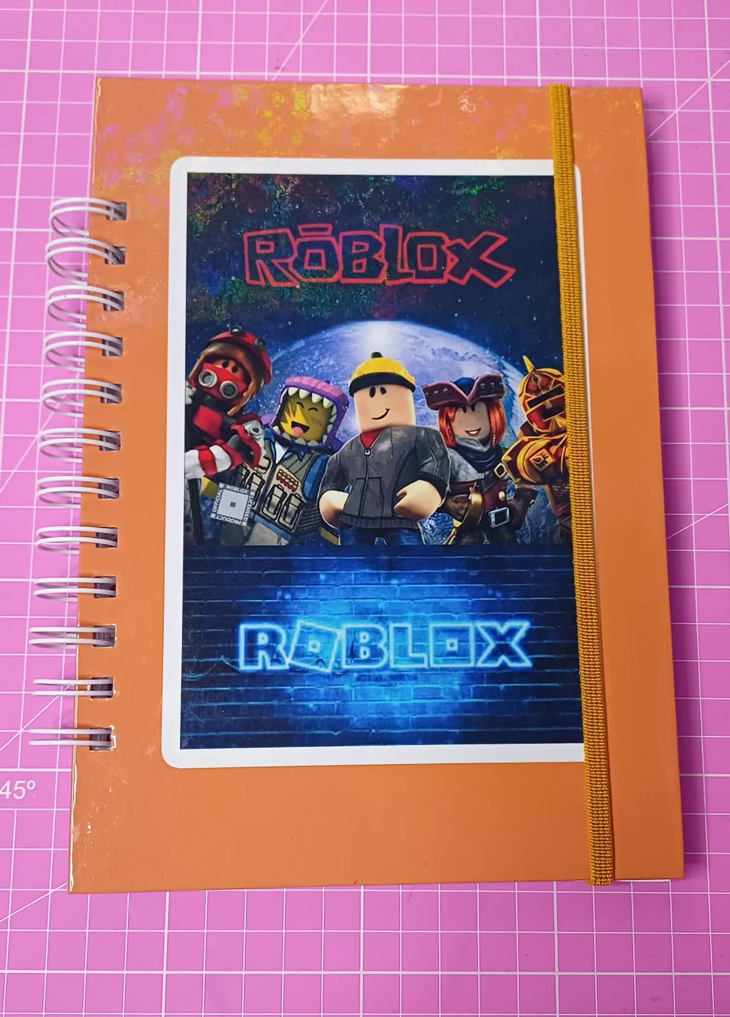 Roblox Libro para colorear de 56 hojas tamaño a5 tono naranjo 1