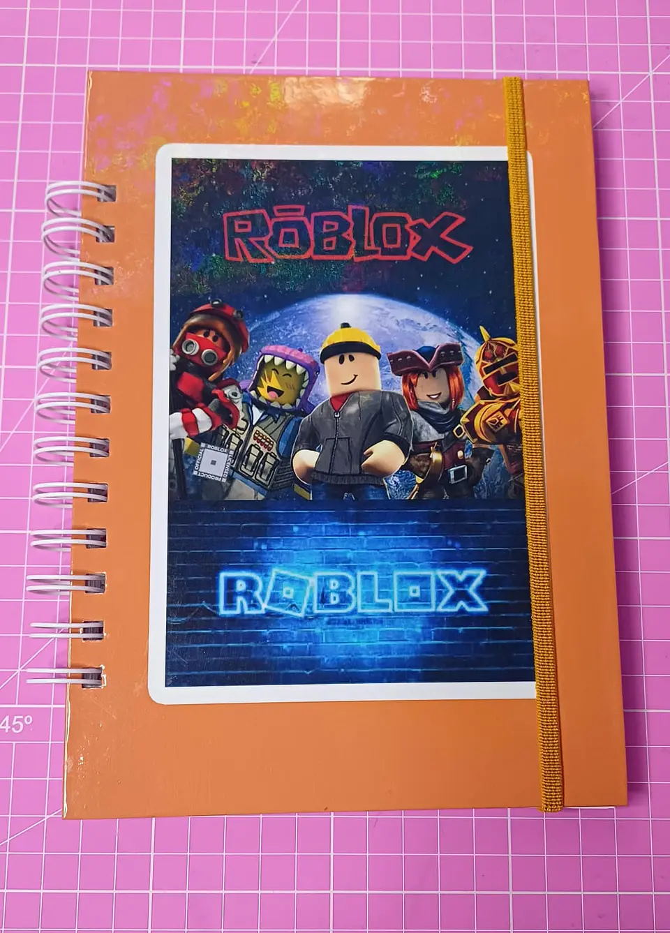 Roblox Libro para colorear de 56 hojas tamaño a5 tono naranjo 1