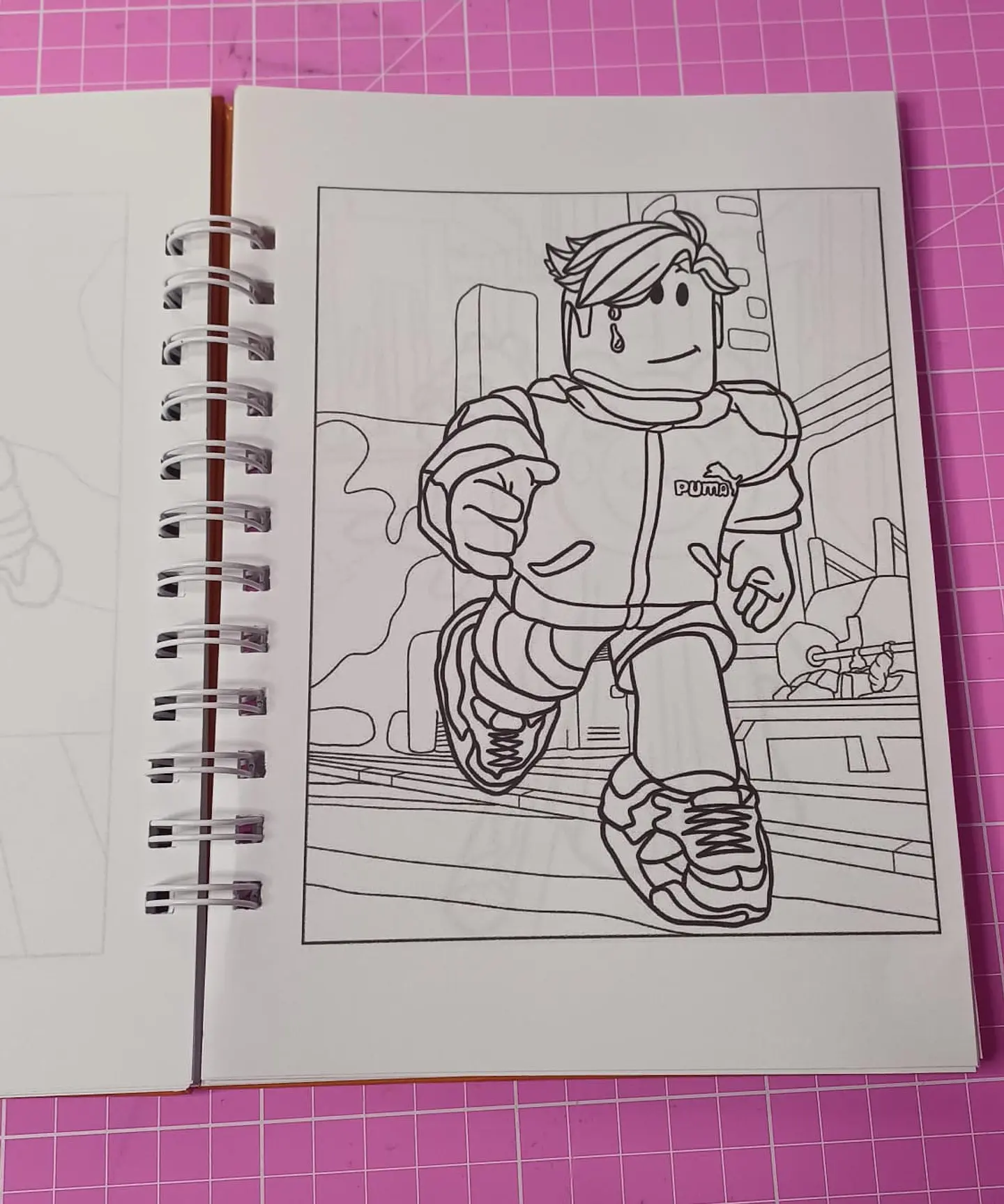 Roblox Libro para colorear de 56 hojas tamaño a5 tono naranjo 3