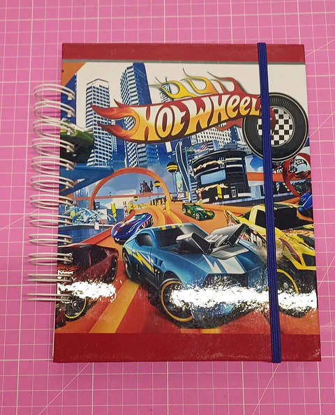 Libro para Colorear de Hotwheel rojo tamaño a5