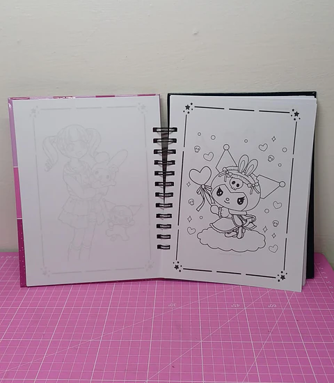 Libro para colorear de Kuromi 56 hojas tamaño a5