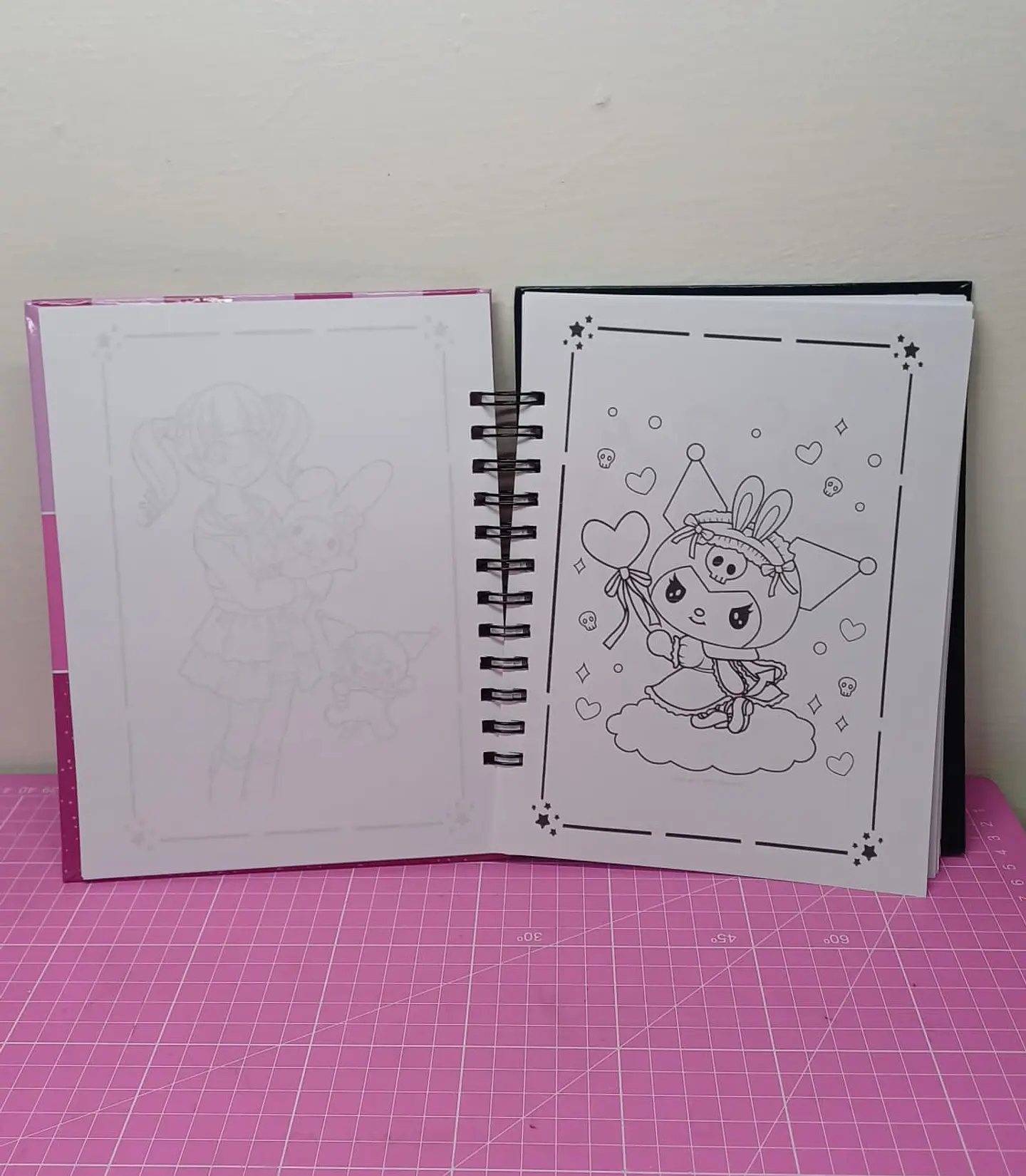 Libro para colorear de Kuromi 56 hojas tamaño a5 2