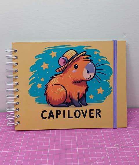 Libro para colorear de Capybara 56 hojas tamaño a5