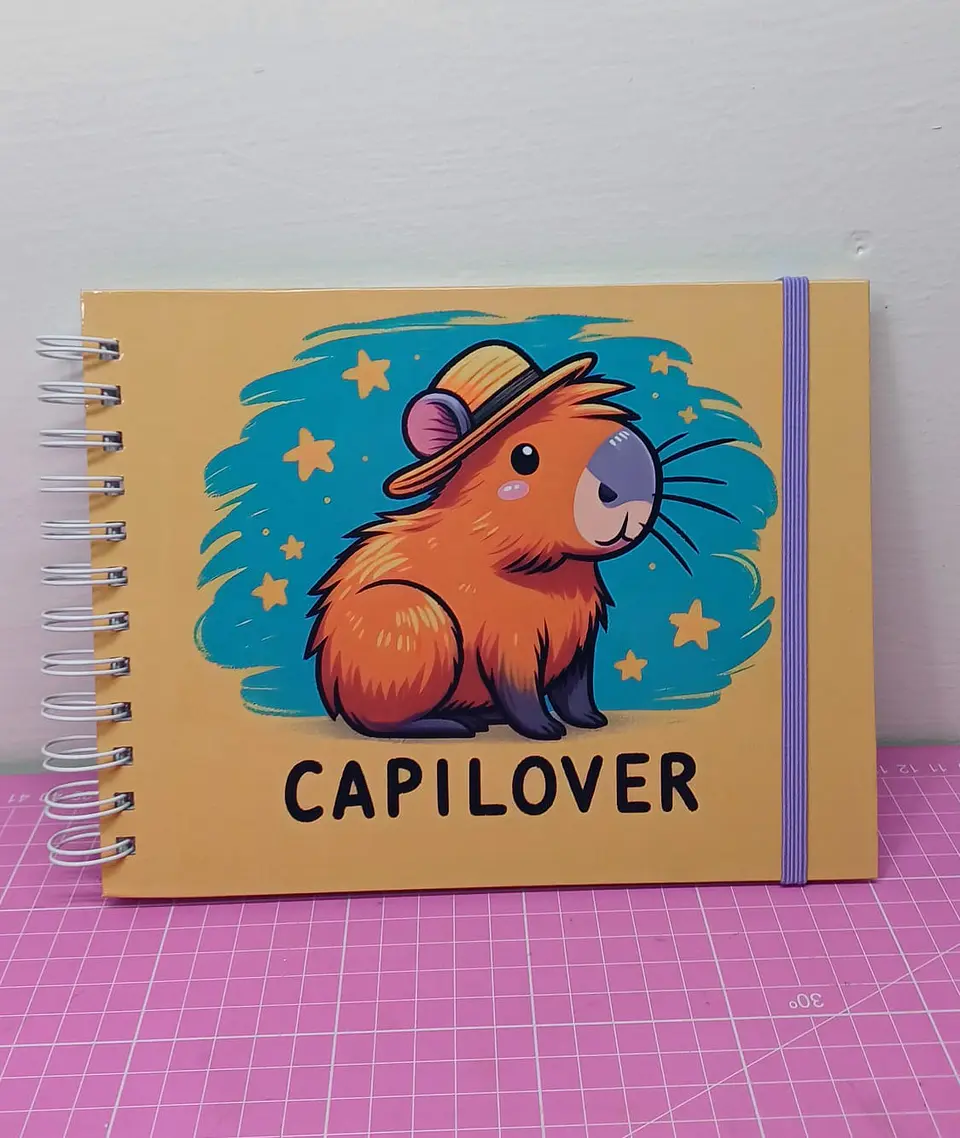 Libro para colorear de Capybara 56 hojas tamaño a5 1