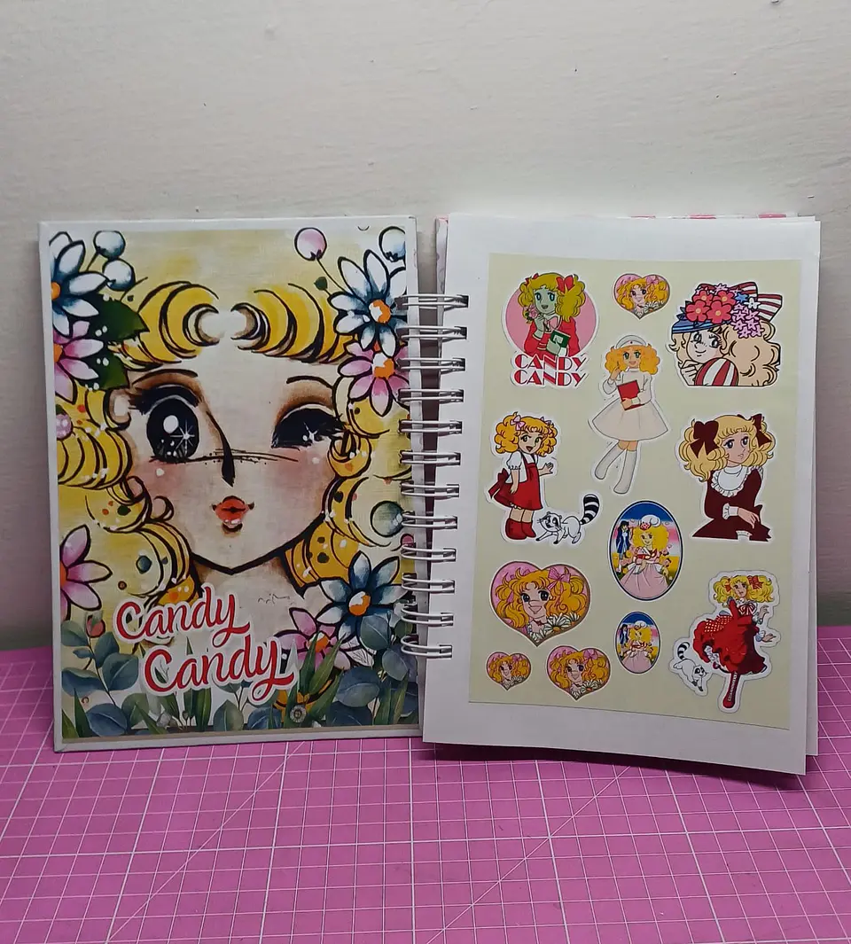 Candy Candy Agenda tamaño a5 2025 110 hojas 6
