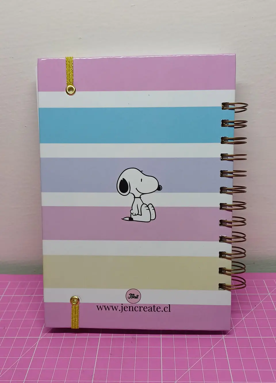 Snoopy Planner rosa a5 110 hojas 9