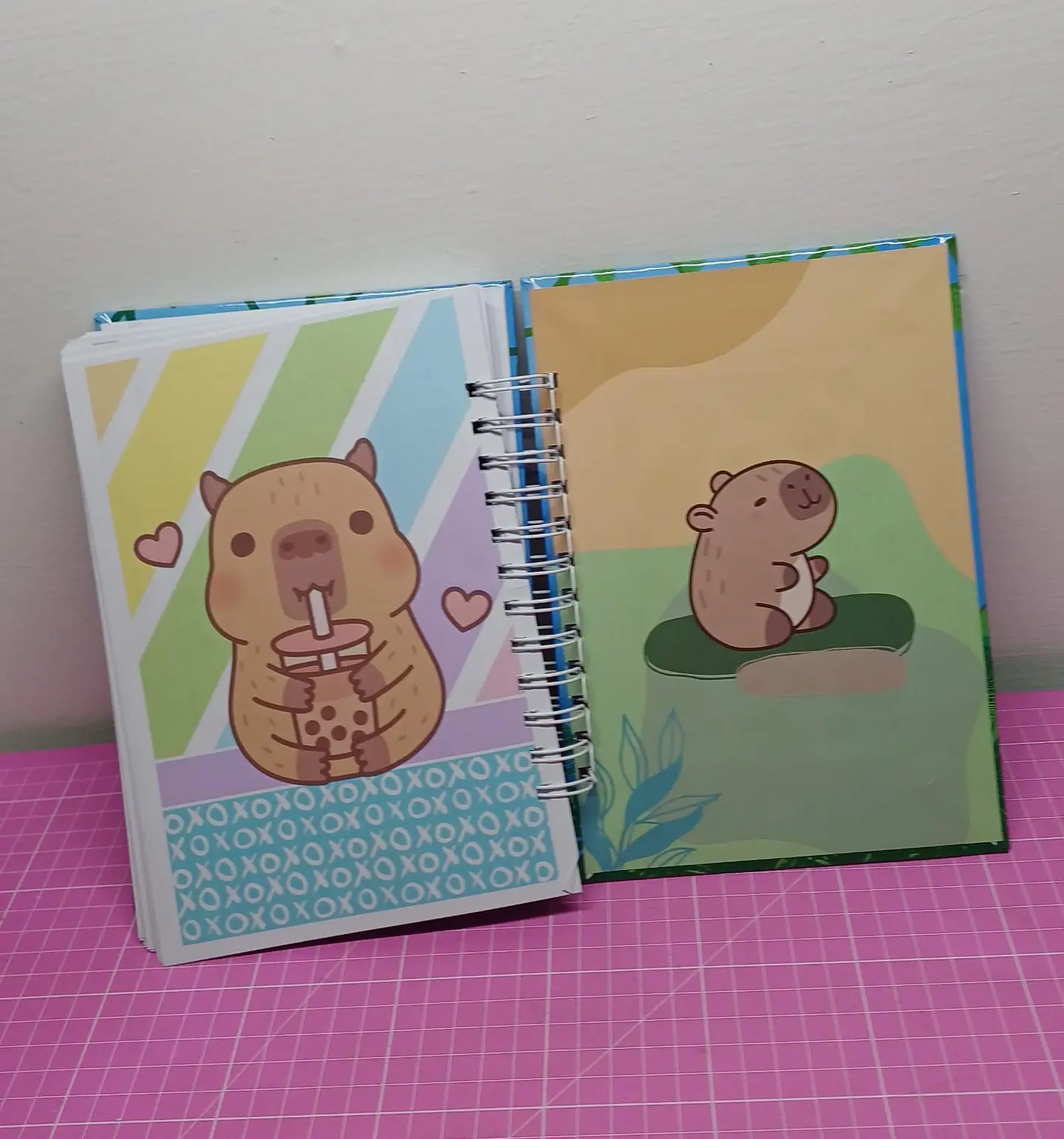 Capybara Agenda Fechada tamaño a5 110 hojas 2