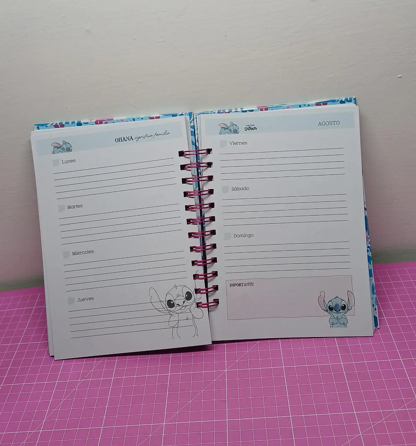 Stitch Planner sin Fecha a5 110 hojas 3