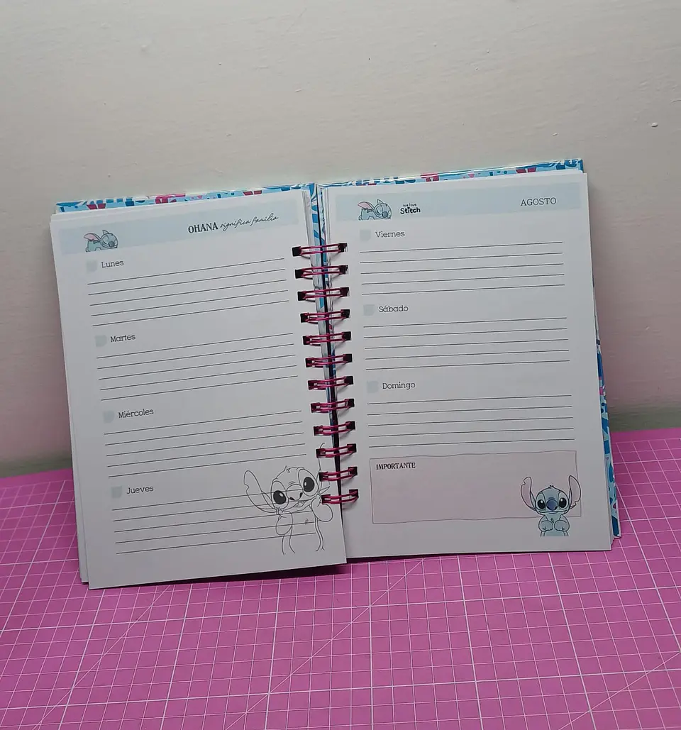 Stitch Planner sin Fecha a5 110 hojas 3