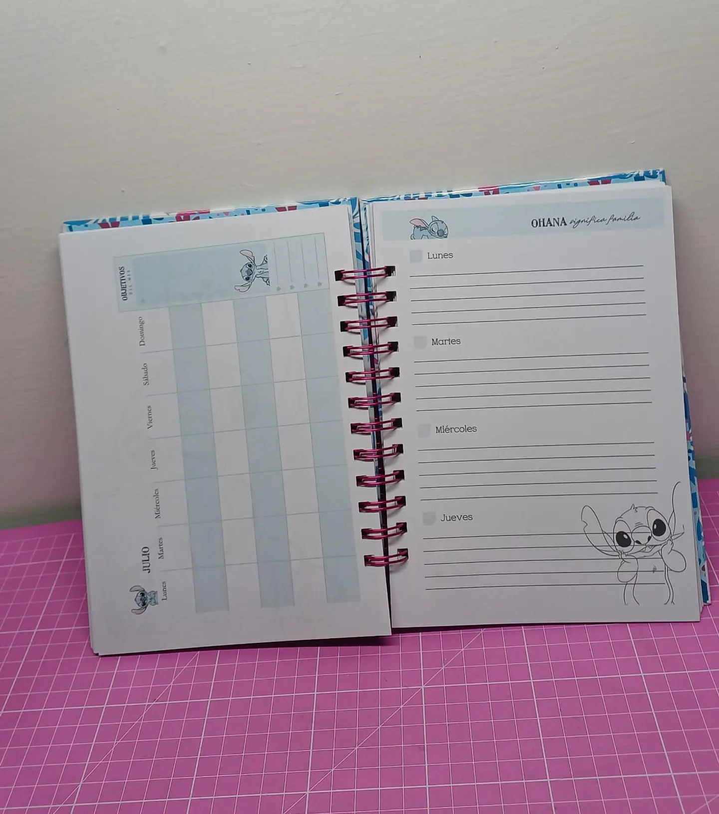 Stitch Planner sin Fecha a5 110 hojas 4