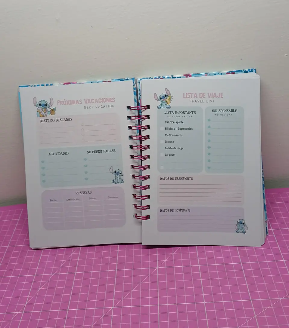 Stitch Planner sin Fecha a5 110 hojas 6