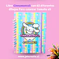 Cinnamoroll Libro para colorear de 62 hojas de dibujos tamaño a5 - Miniatura 1